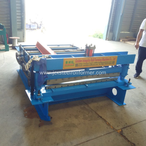 Galvanized steel leveling and cutting machine